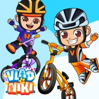 فلاد ونيكي أطفال سباق الدراجات