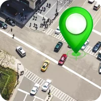 GPS قمر صناعي خرائط يعيش الارض