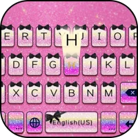 ثيم لوحة المفاتيح Pinkglitter
